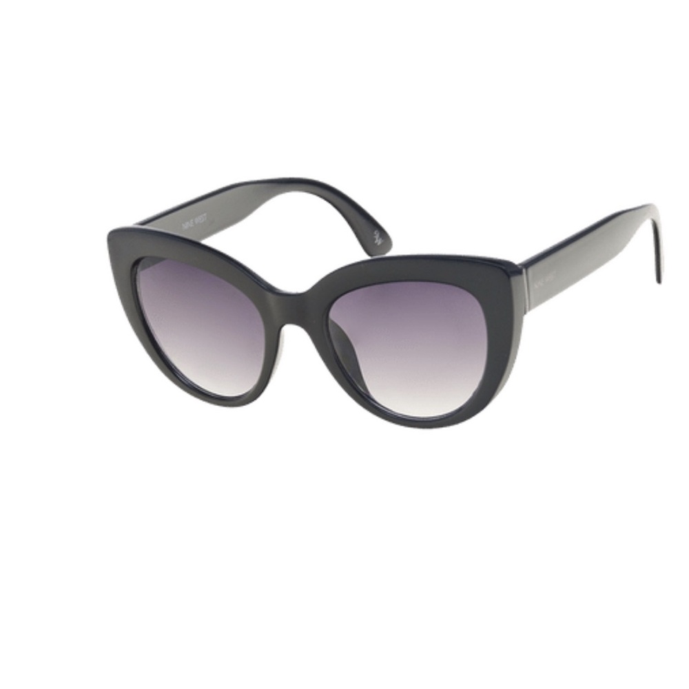NWT Nine West Black Cat Eye Sunglasses